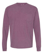 Comfort Colors 4410 - Unisex Garment-Dyed Heavyweight Long Sleeve Pocket T-Shirt