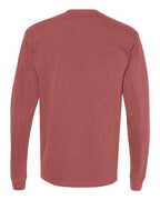 Comfort Colors 4410 - Unisex Garment-Dyed Heavyweight Long Sleeve Pocket T-Shirt - Brick
