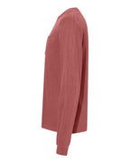 Comfort Colors 4410 - Unisex Garment-Dyed Heavyweight Long Sleeve Pocket T-Shirt - Brick
