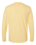 Comfort Colors 4410 - Unisex Garment-Dyed Heavyweight Long Sleeve Pocket T-Shirt - Butter