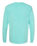 Comfort Colors 4410 - Unisex Garment-Dyed Heavyweight Long Sleeve Pocket T-Shirt - Chalky Mint