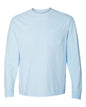 Comfort Colors 4410 - Unisex Garment-Dyed Heavyweight Long Sleeve Pocket T-Shirt - Chambray