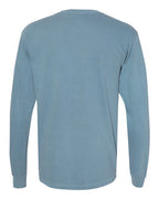 Comfort Colors 4410 - Unisex Garment-Dyed Heavyweight Long Sleeve Pocket T-Shirt - Ice Blue