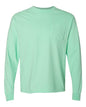 Comfort Colors 4410 - Unisex Garment-Dyed Heavyweight Long Sleeve Pocket T-Shirt - Island Reef