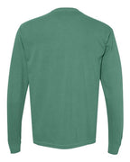 Comfort Colors 4410 - Unisex Garment-Dyed Heavyweight Long Sleeve Pocket T-Shirt - Light Green