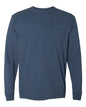 Comfort Colors 4410 - Unisex Garment-Dyed Heavyweight Long Sleeve Pocket T-Shirt - Midnight