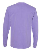 Comfort Colors 4410 - Unisex Garment-Dyed Heavyweight Long Sleeve Pocket T-Shirt - Violet