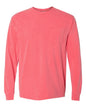 Comfort Colors 4410 - Unisex Garment-Dyed Heavyweight Long Sleeve Pocket T-Shirt - Watermelon