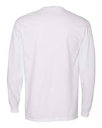 Comfort Colors 4410 - Unisex Garment-Dyed Heavyweight Long Sleeve Pocket T-Shirt - White