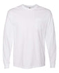 Comfort Colors 4410 - Unisex Garment-Dyed Heavyweight Long Sleeve Pocket T-Shirt - White