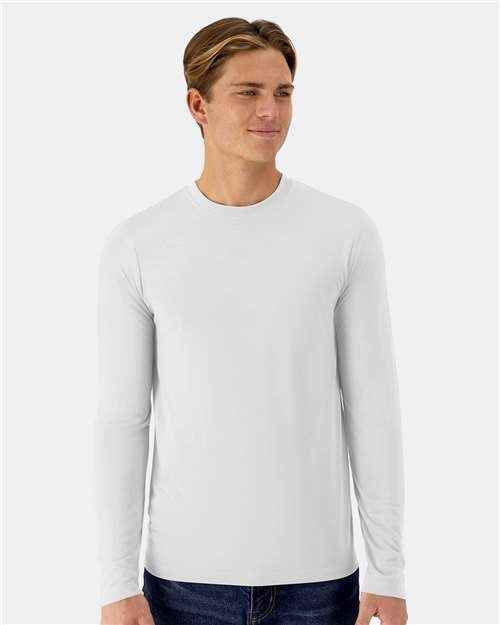 Hanes 484L - Unisex Cool DRI® Cotton Touch Long Sleeve T-Shirt