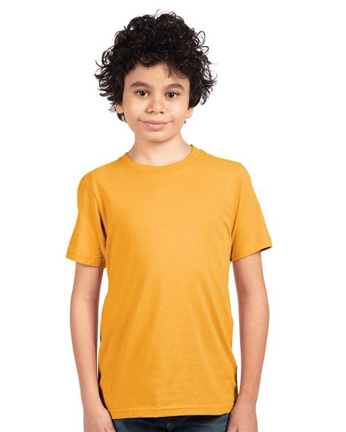 Next Level 3310 - Youth Cotton T-Shirt - Gold