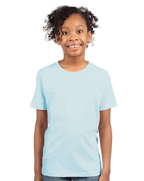 Next Level 3310 - Youth Cotton T-Shirt - Light Blue