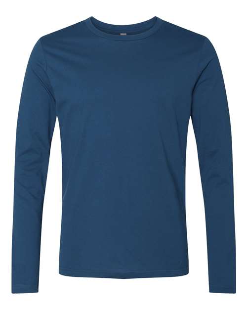 Next Level 3601 - Unisex Cotton Long Sleeve T-Shirt - Cool Blue
