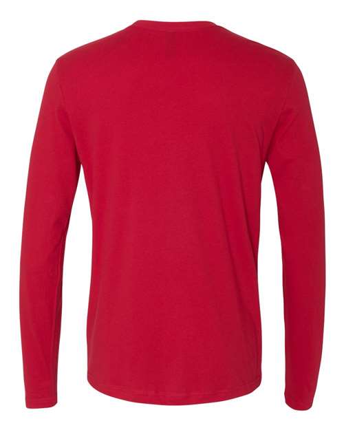 Next Level 3601 - Unisex Cotton Long Sleeve T-Shirt - Red