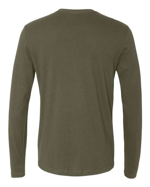 Next Level 3601 - Unisex Cotton Long Sleeve T-Shirt - Military Green