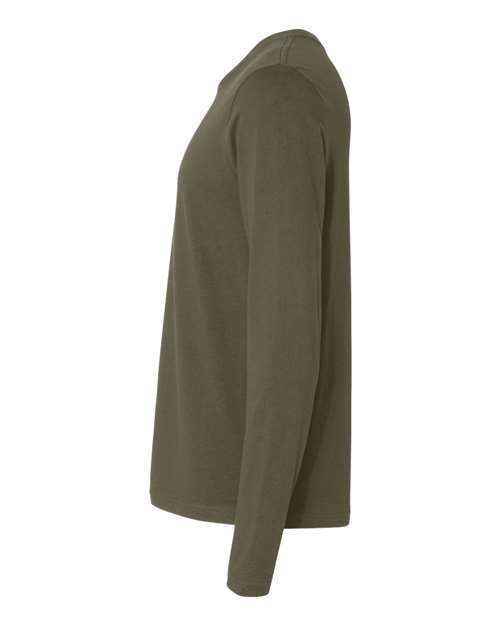 Next Level 3601 - Unisex Cotton Long Sleeve T-Shirt - Military Green