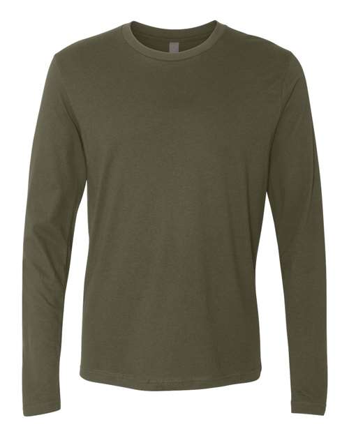 Next Level 3601 - Unisex Cotton Long Sleeve T-Shirt - Military Green