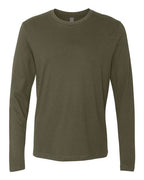 Next Level 3601 - Unisex Cotton Long Sleeve T-Shirt - Military Green