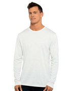 Next Level 6071 - Men's Triblend Long Sleeve T-Shirt - Heather White