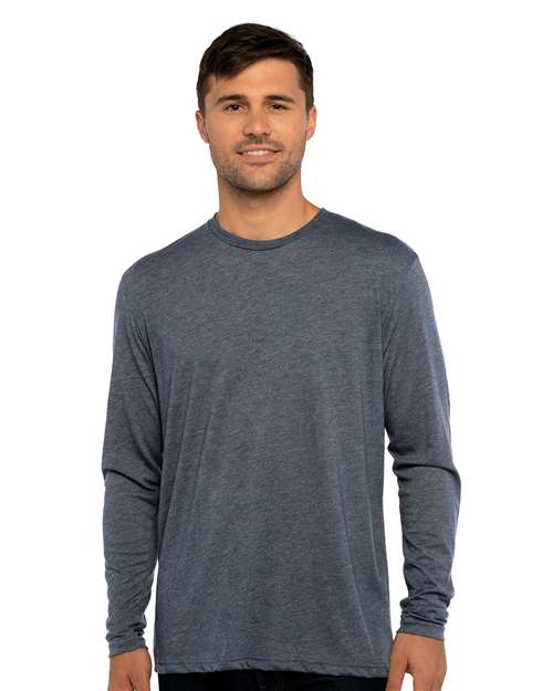 Next Level 6071 - Men's Triblend Long Sleeve T-Shirt - Indigo