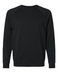 Next Level 9000 - Unisex Laguna Raglan Crewneck Sweatshirt - Black