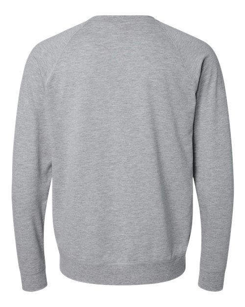 Next Level 9000 - Unisex Laguna Raglan Crewneck Sweatshirt - Heather Grey