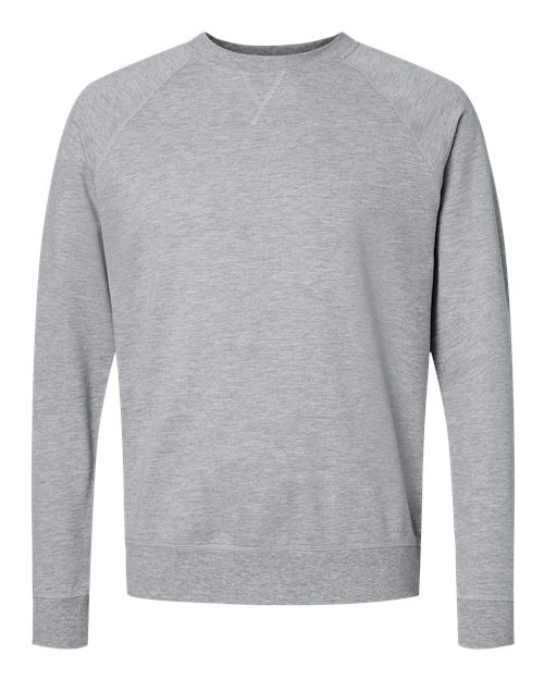 Next Level 9000 - Unisex Laguna Raglan Crewneck Sweatshirt - Heather Grey