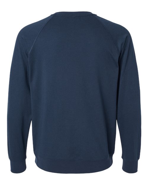 Next Level 9000 - Unisex Laguna Raglan Crewneck Sweatshirt - Midnight Navy
