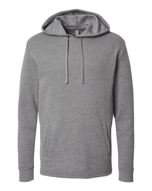 Next Level 9300 - Unisex Malibu Welt Pocket Hoodie Sweatshirt - Heather Grey
