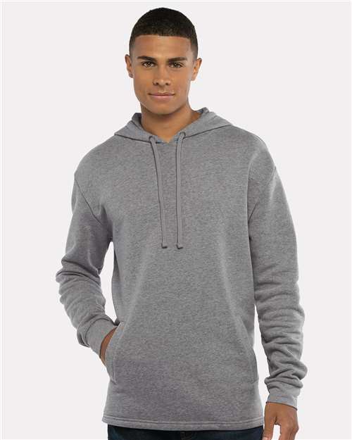 Next Level 9300 - Unisex Malibu Welt Pocket Hoodie Sweatshirt - Heather Grey