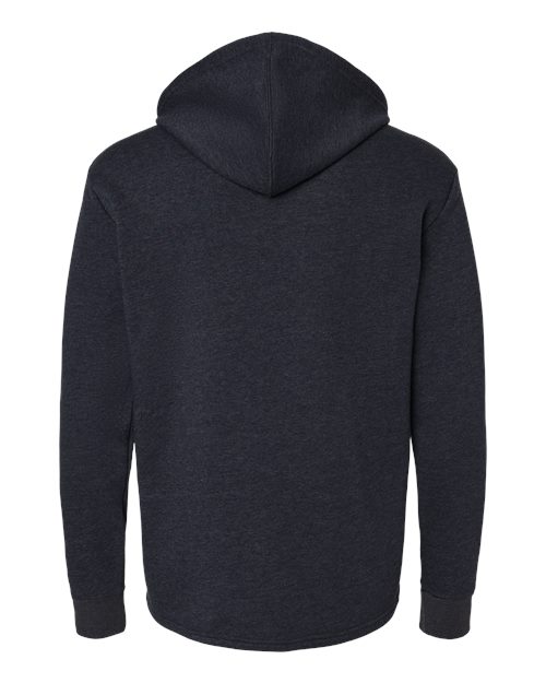 Next Level 9300 - Unisex Malibu Welt Pocket Hoodie Sweatshirt - Heather Midnight Navy