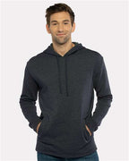 Next Level 9300 - Unisex Malibu Welt Pocket Hoodie Sweatshirt - Heather Midnight Navy