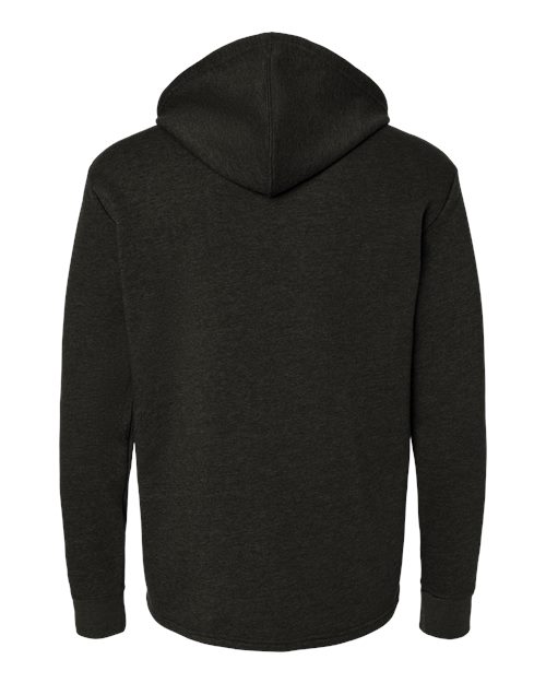 Next Level 9300 - Unisex Malibu Welt Pocket Hoodie Sweatshirt - Heather Black