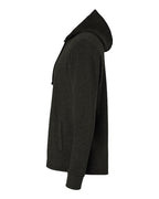 Next Level 9300 - Unisex Malibu Welt Pocket Hoodie Sweatshirt - Heather Black
