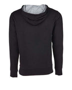 Next Level 9301 - Unisex Laguna Hoodie Sweatshirt - Black/ Heather Grey