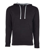 Next Level 9301 - Unisex Laguna Hoodie Sweatshirt - Black/ Heather Grey