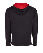 Next Level 9301 - Unisex Laguna Hoodie Sweatshirt - Black/ Red