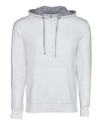 Next Level 9301 - Unisex Laguna Hoodie Sweatshirt - White/ Heather Grey