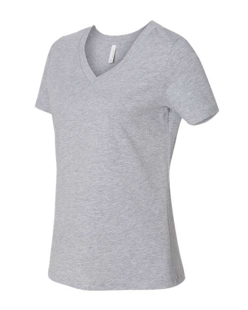 BELLA + CANVAS 6405CVC - Women's Relaxed Heather CVC V-Neck Tee - Athletic Heather