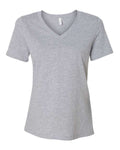 BELLA + CANVAS 6405CVC - Women's Relaxed Heather CVC V-Neck Tee - Athletic Heather