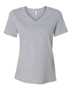BELLA + CANVAS 6405CVC - Women's Relaxed Heather CVC V-Neck Tee - Athletic Heather