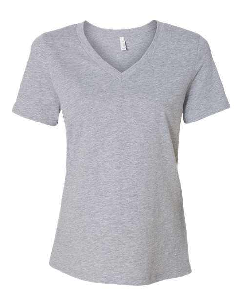 BELLA + CANVAS 6405CVC - Women's Relaxed Heather CVC V-Neck Tee - Athletic Heather