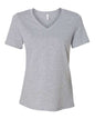 BELLA + CANVAS 6405CVC - Women's Relaxed Heather CVC V-Neck Tee - Athletic Heather
