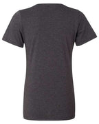 BELLA + CANVAS 6405CVC - Women's Relaxed Heather CVC V-Neck Tee - Dark Grey Heather