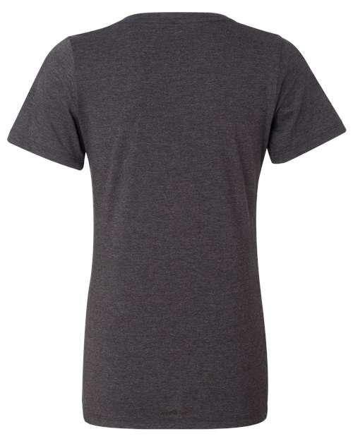 BELLA + CANVAS 6405CVC - Women's Relaxed Heather CVC V-Neck Tee - Dark Grey Heather