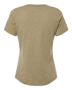 BELLA + CANVAS 6405CVC - Women's Relaxed Heather CVC V-Neck Tee - Heather Olive