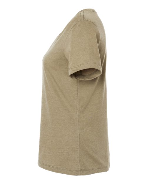 BELLA + CANVAS 6405CVC - Women's Relaxed Heather CVC V-Neck Tee - Heather Olive