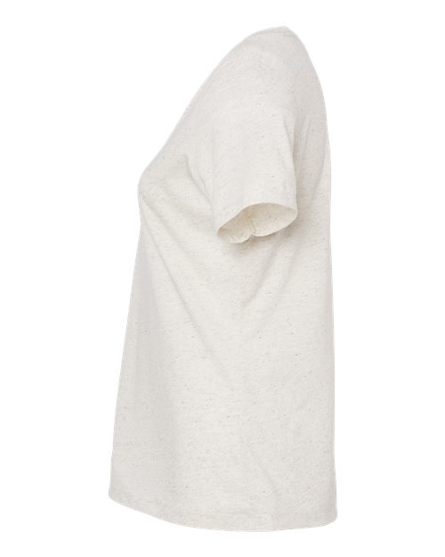 BELLA + CANVAS 6415 - Women's Relaxed Triblend V-Neck Tee - Oatmeal Triblend
