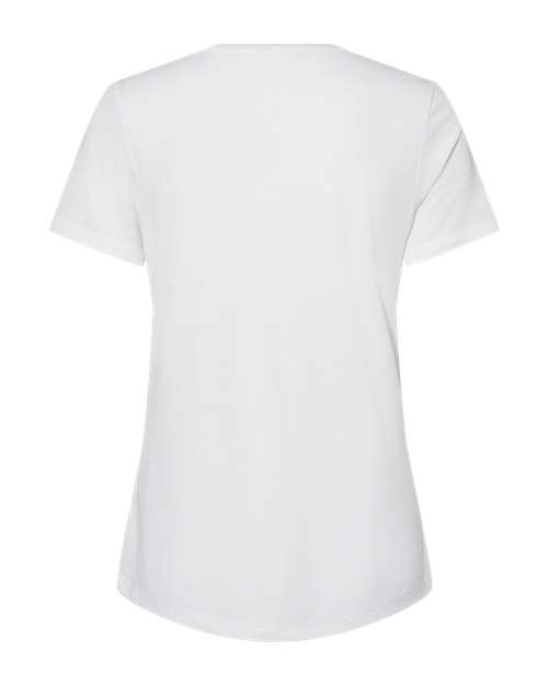 BELLA + CANVAS 6415 - Women's Relaxed Triblend V-Neck Tee - Solid White Triblend